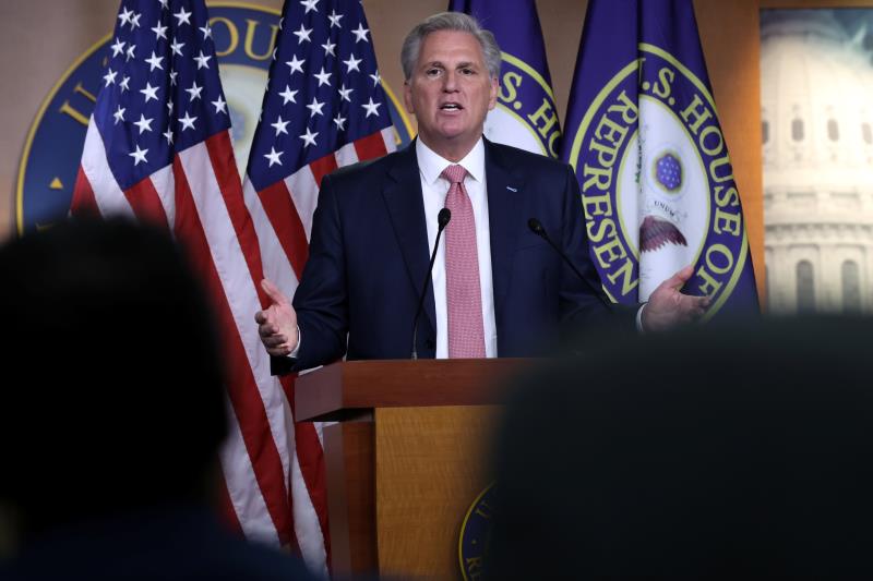 美眾院少數黨領袖麥卡錫透露曾染新冠