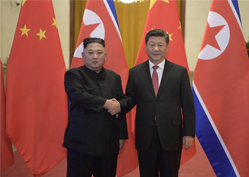 習近平總書記同朝鮮勞動黨總書記金正恩互致口信