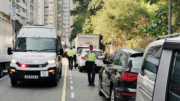 警方沙田嚴打交通黑點 共發3431罰款告票