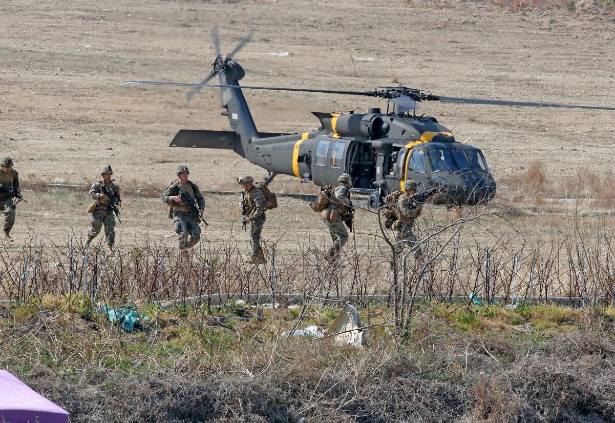 朝鮮發射近程彈道導彈當日 韓美海軍陸戰隊舉行聯合軍演