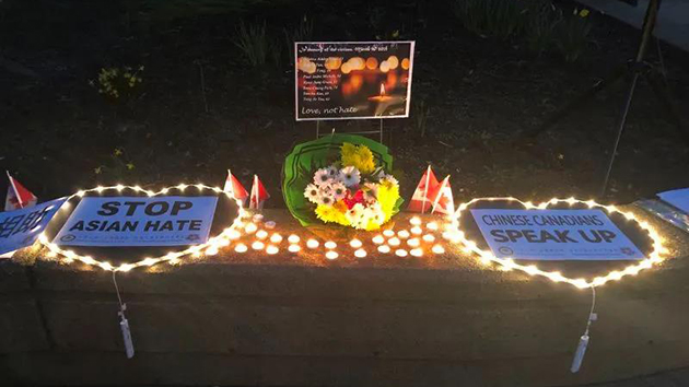 加拿大兩大華人社團在三城市靜默示威 反對歧視亞裔