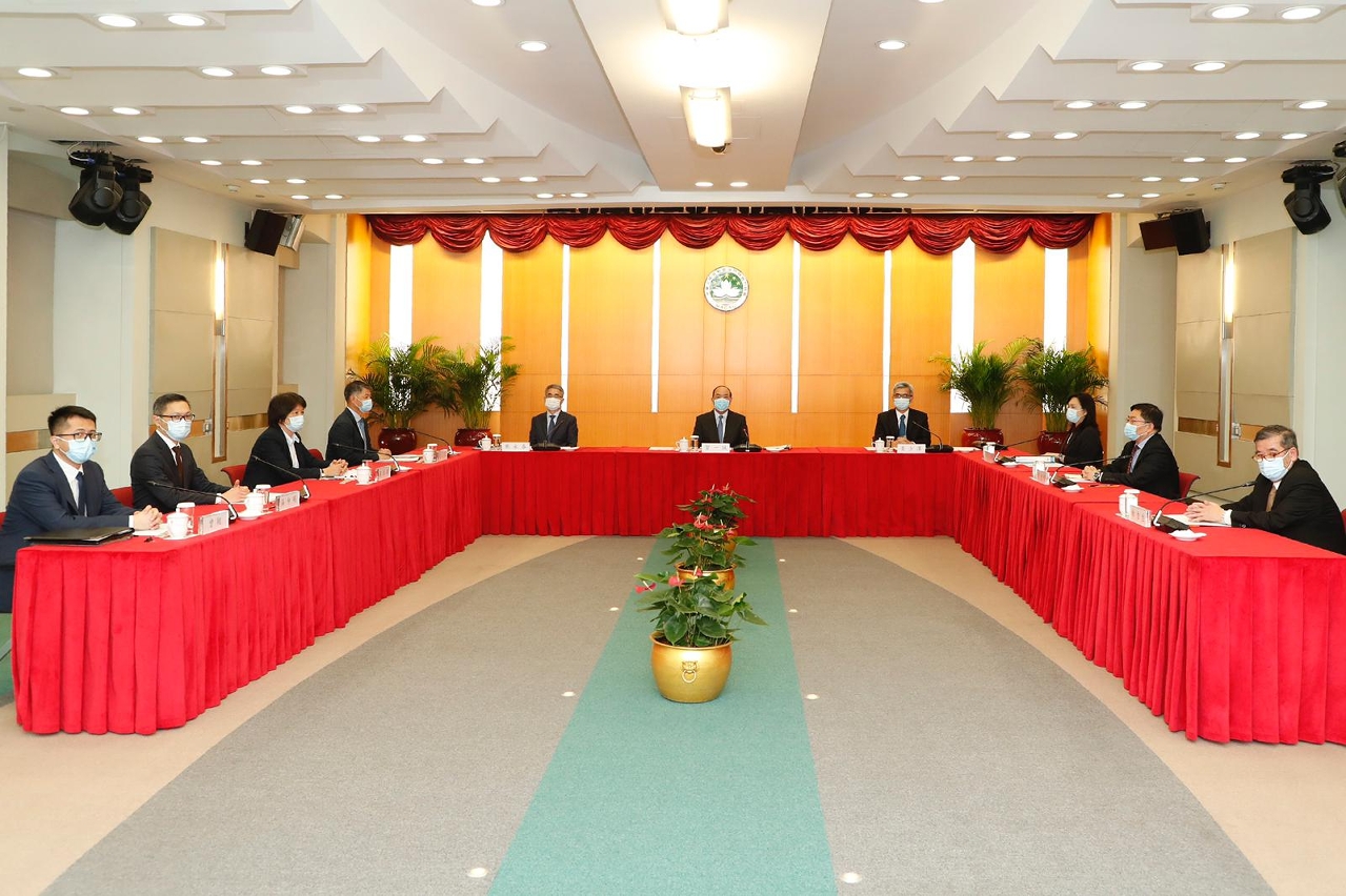 澳門國安委召開本年度首次會議  全力維護疫情防控常態化下社會穩定