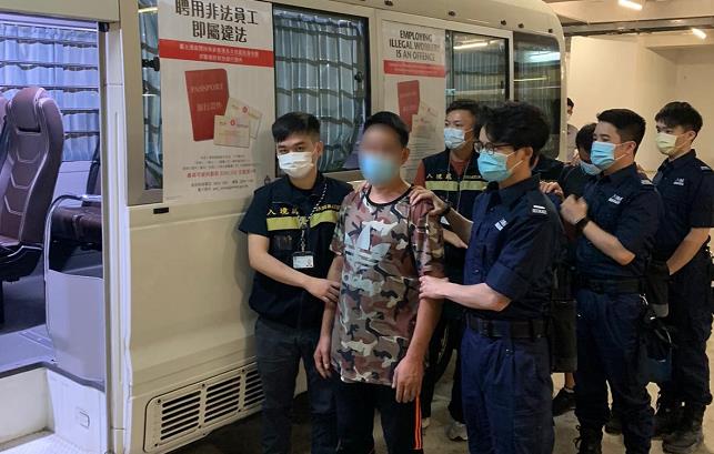 入境處展開反非法勞工行動 拘捕12人