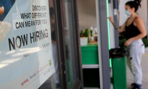 美國3月份非農就業人數增加91.6萬 遠勝預期