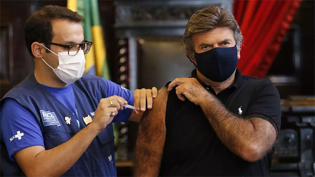 巴西最高法院院長接種中國疫苗 累計確診病例超1291萬例 