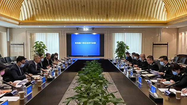 澳門政府代表團訪國家海關總署 商葡語國家食品便利通關