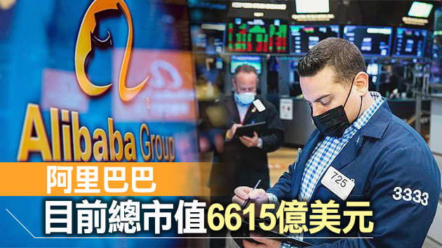 美股全線下跌 阿里逆勢大漲9.4%市值飆升逾3600億
