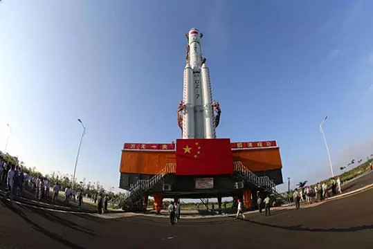 長征七號遙三運載火箭運抵文昌