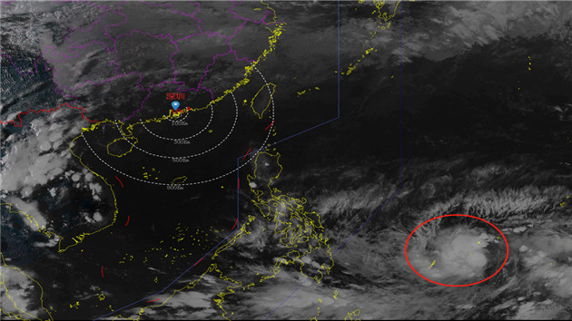 深圳16日局部有大雨到暴雨！海上有動靜？