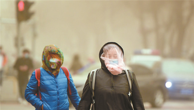 沙塵已到內蒙古中部 或影響北京晚高峰