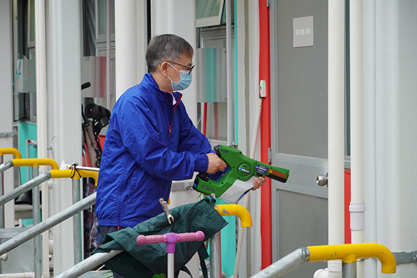 「南昌220」居民住所今噴灑抗病毒涂層