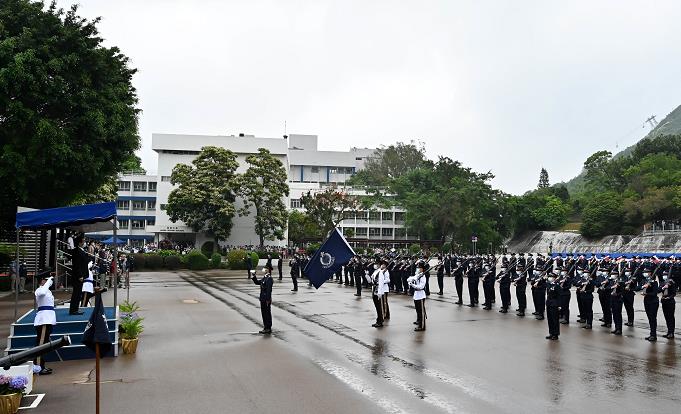 有片丨警察學院今早舉行結業禮暨閱操儀式