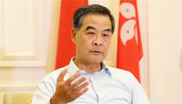 梁振英社交媒體發文抨擊歐盟香港發言人聲明雙重標準