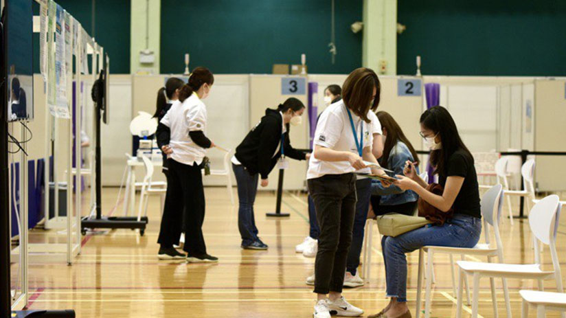 本港逾109萬人次已接種新冠疫苗 約37萬市民已打兩針