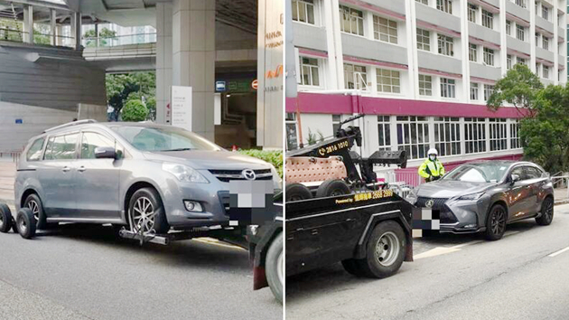 警方荃灣打擊違例泊車 發逾1200張「牛肉乾」拖走6車
