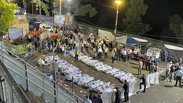有片 | 以色列篝火節活動發生踩踏事故 至少44人死亡