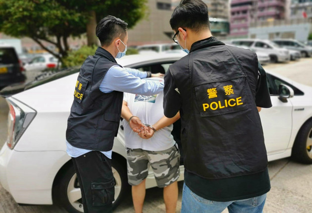 深水埗區一男子涉「刑事恐嚇」被扣留調查