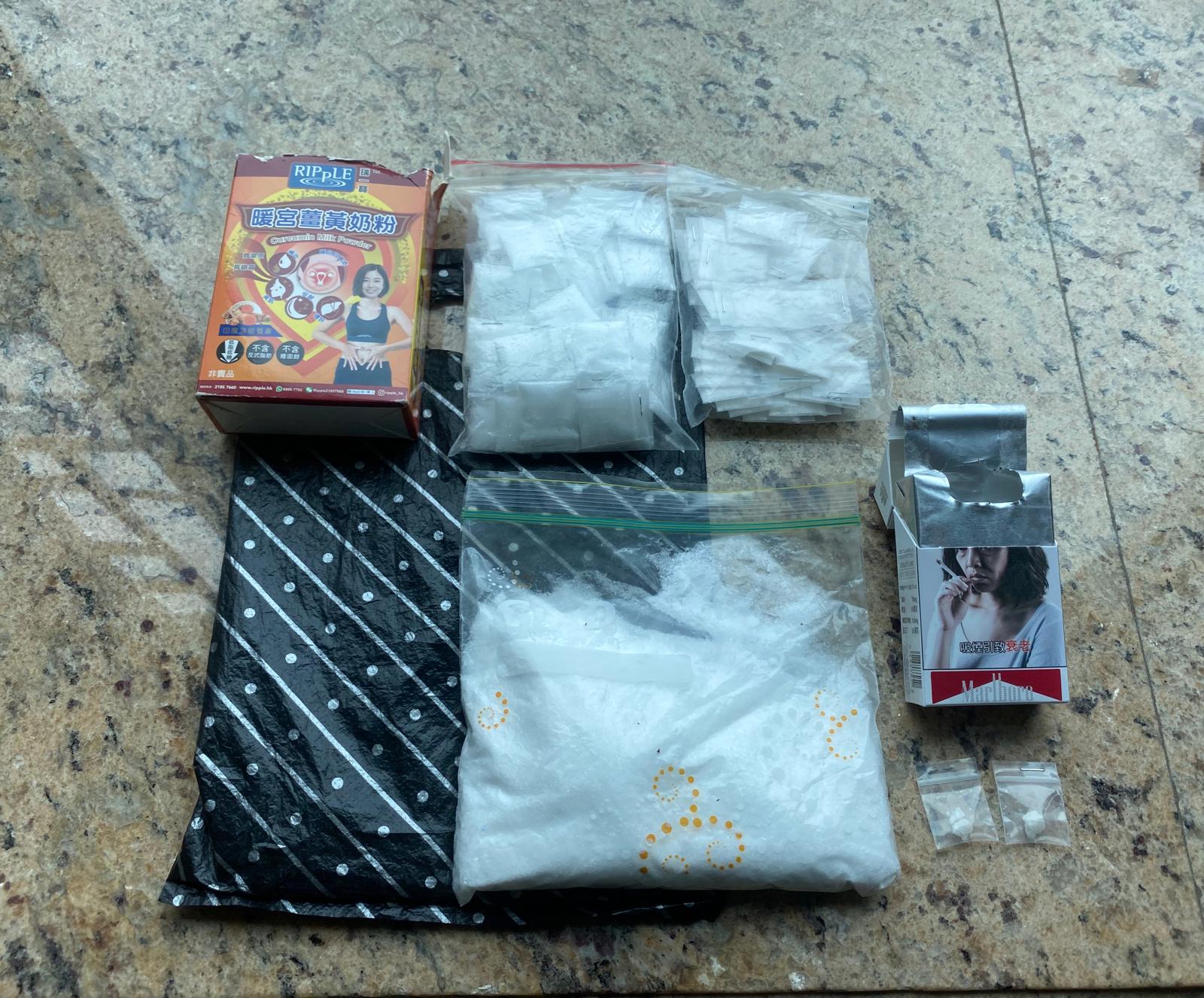 警方檢獲市值25萬元毒品 拘25歲男子