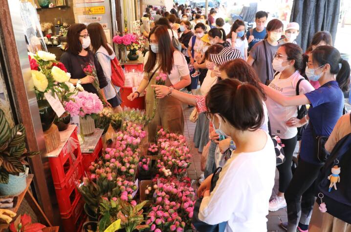今日母親節 花墟熱鬧餐廳旺場