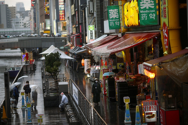 日本大阪府重症病床使用率達99%  1.34萬人居家治療