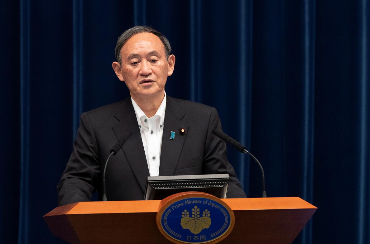 日本自民黨幹事長表態支持菅義偉連任首相