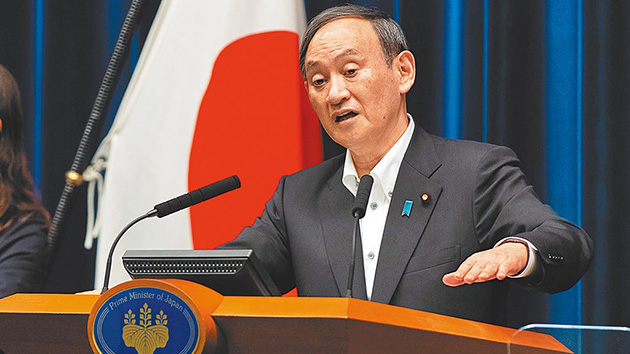 日本首相菅義偉重申東京奧運會將如期舉辦