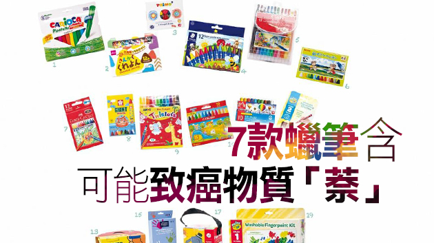 消委會測試19款兒童美術用品 逾半含有害金屬物質