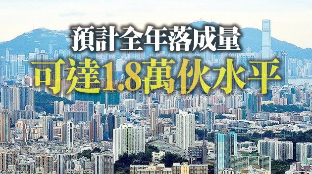 香港4月私宅落成1863伙 按月飆升九成