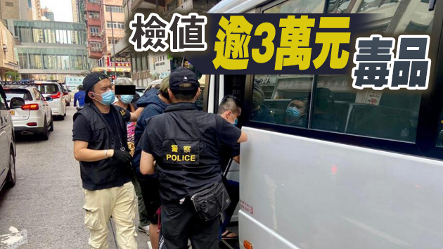 警方旺角黃大仙掃毒 拘捕13人