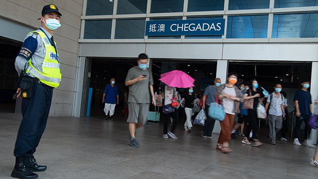 澳門新增1例新冠肺炎輸入性病例 曾到過台灣地區