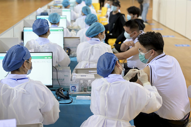 全國累計報告接種新冠病毒疫苗84529.9萬劑次