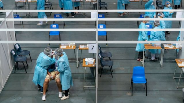 政府要求曾身處6個指明地方人士接受檢測