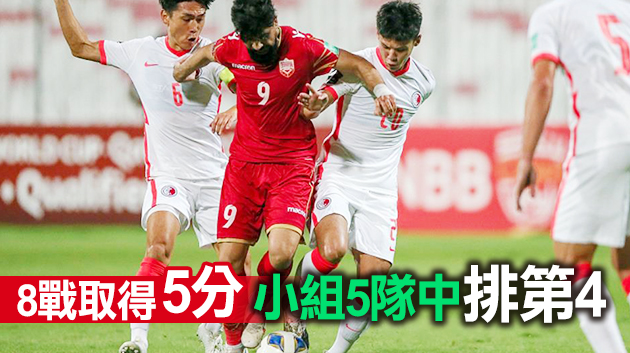 世界盃亞洲區外圍賽 港足0比4不敵巴林