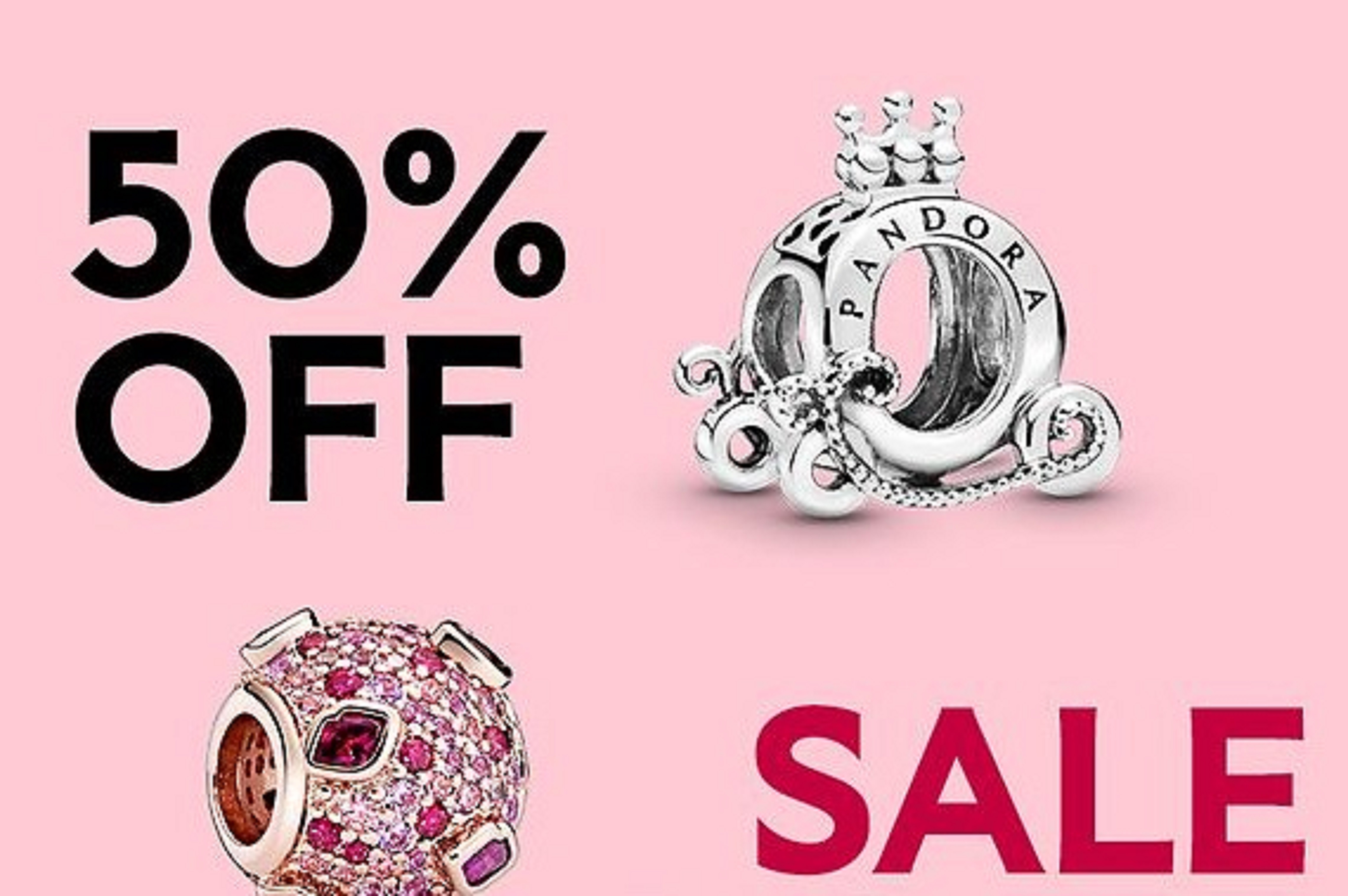 【購物】Pandora官網過200款首飾半價優惠！