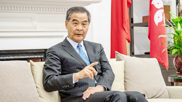 梁振英：傳媒機構無淩駕法律、危害國安特權 更無串謀境外勢力特權