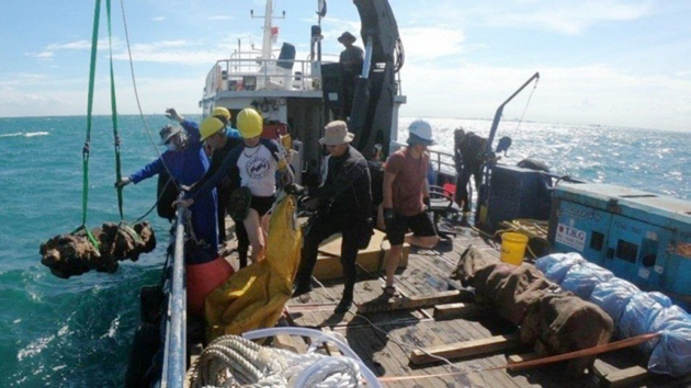 新加坡海域發現兩艘考古沉船 發現大量中國古代瓷器