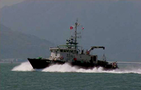 水警啟用新船提升海上執法能力