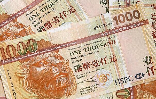 港元拆息普遍向下 1個月HIBOR連跌2日
