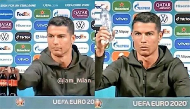 C羅移可樂行為被爭相模仿 歐足聯無奈發警告