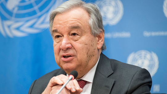 聯合國秘書長古特雷斯獲連任 第二任期2022年1月開始