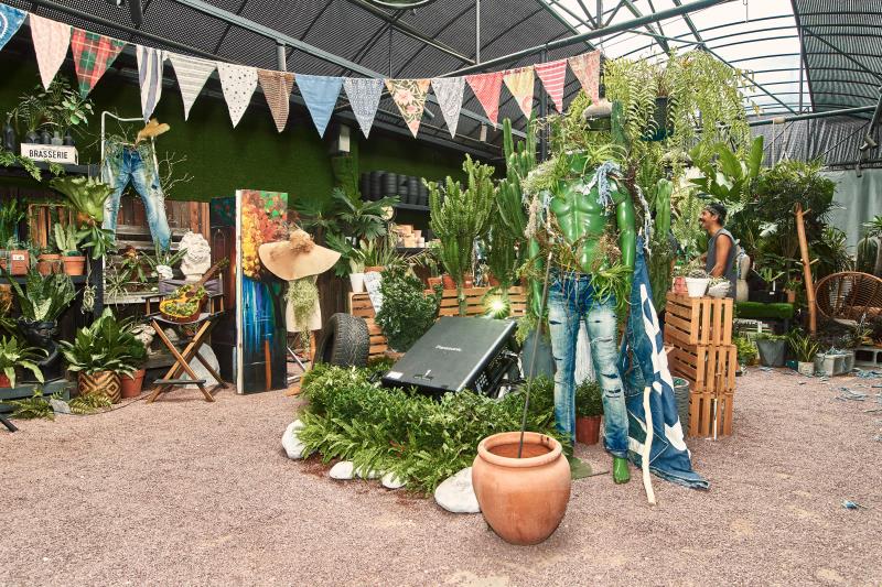 【玩樂】打卡秘點！以日本傳統牛仔布建構而成的綠洲裝置