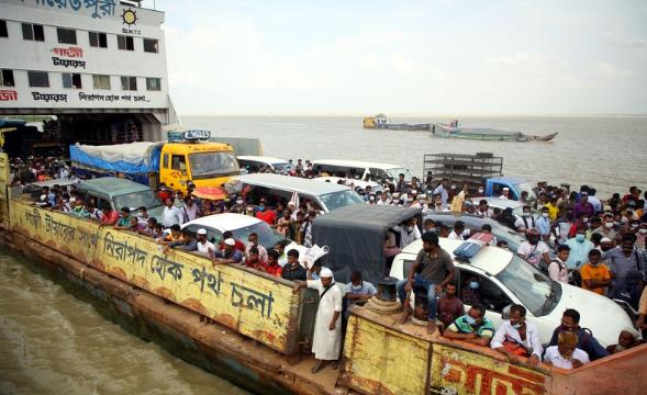 孟加拉硬封城阻德爾塔病毒擴散 民眾蜂擁逃離首都