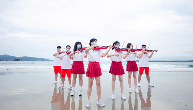 【中共百年 深圳故事】灣區青年齊聚深圳大鵬 用「最海洋」「最青春」的方式向黨表白