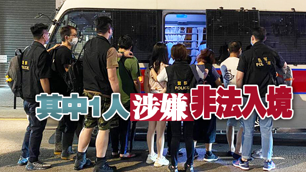 警方旺角搗破非法釣魚機賭檔 拘捕8人