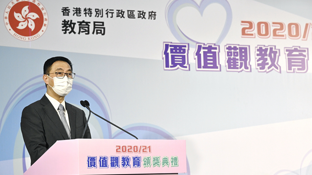 楊潤雄冀學生持正面價值觀 配合防疫措施實踐公民責任