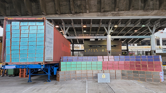 海關檢獲約3000萬元懷疑私煙 2男子被捕