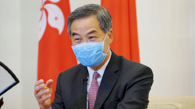 梁振英：中央出手制定香港國安法 填補維護國安法律真空