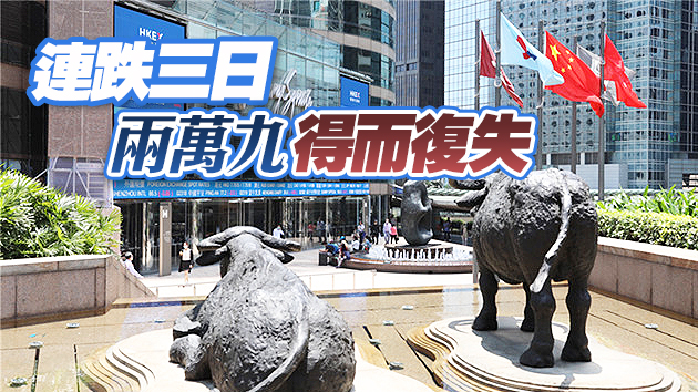 港股6月份挫逾300點 上半年恒指進帳近1600點