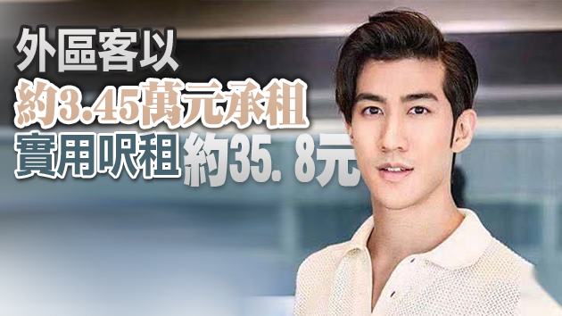 藝人李治廷啟德嘉匯四房戶 放盤一個月略減4%租出