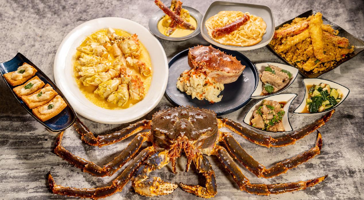【美食】海鮮酒家奢華全蟹宴 重逾4斤阿拉斯加蟹入饌